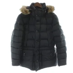 モンクレール MONCLER CLUNY クラニー ダウンジャケット コート ショート コヨーテファー フード 1 M F20911B52502 黒 ブラック /KW ■GY18のサムネイル