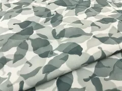 平和屋着物■上質な小紋　草葉シルエット　正絹　逸品　BAAW5847hj