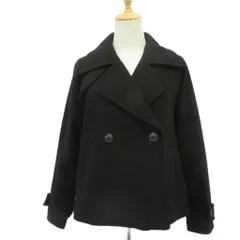 ロペピクニック ROPE Picnic ピーコート Pコート ショート丈 38 黒 ブラック /SM49 ■ECD001