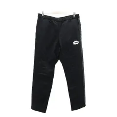 コロンビア Columbia パンツ ストレート イージー ロング丈 裏起毛 プリント XL 黒 ブラック /HO53 ■ECD001