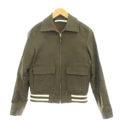 トミーヒルフィガー TOMMY HILFIGER ジャケット ブルゾン ジップアップ 2 茶 ブラウン  ショート丈 ミリタリー/GP ■ECD001