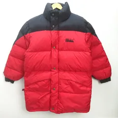 n■ファーストダウン/FIRST DOWN ダウンジャケット/62897【M】赤×黒/men's/17【中古】