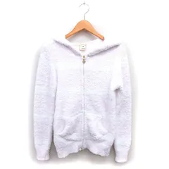 ジェラートピケ gelato pique ルームウェア パーカー もこもこ ジップアップ ボーダー ストレッチ F ピンク /NT29