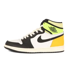 【新品】NIKE ナイキ サイズ:US10(28.0cm) | AIR JORDAN 1 RETRO HIGH OG VOLT GOLD (555088-118) | エアジョーダン1 レトロ ハイ | ホワイト ブラック ボルト