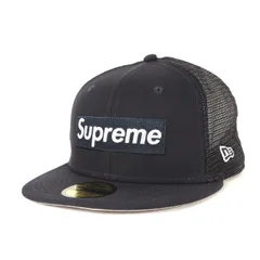 【新品】Supreme シュプリーム キャップ ネイビー 紺 サイズ:7 1/2(59.6cm) | 23SS NEW ERA ボックスロゴ ベースボール メッシュキャップ (Box Logo Mesh Back) | ブランド | コラボ 別注