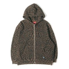Supreme】Thermal Hooded Zip Up Leopard - メルカリ
