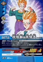 【中古】DBZデータカードダス EX-033-II[プロモ]：孫悟飯＆孫悟天
