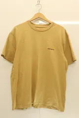 【中古】 Carhartt WIP メンズTシャツ L SS AMERICAN SCRIPT T-SHIRT Carhartt WIP L ベージュ 肌色