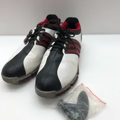 adidas アディダス ゴルフシューズ 3D Fit Foam 白×黒×赤 27cm SGAW26-0831