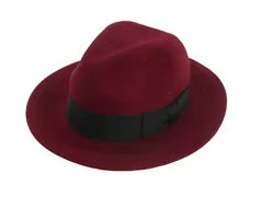 k03250602013　SLYLANG　フリーサイズ　紫×黒　　帽子　ハット　秋冬