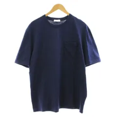 サルヴァトーレフェラガモ Salvatore Ferragamo Tシャツ カットソー 半袖 クルーネック ロゴ プリント コットン XL 紺 ネイビー 122223 /KU