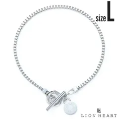 ライオンハート ベネチアン チェーンブレスレット サージカルステンレス 金属アレルギー対応 シルバー Lサイズ ベネチアンチェーン ブレスレット チェーン メンズ ブランド LION HEART