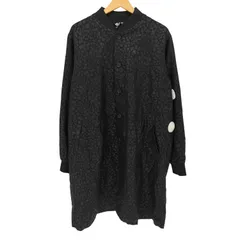 ブラックコムデギャルソン BLACK COMME des GARCONS 21SS レオパード スタジアムブルゾン ロングコート メンズ JPN：M のサムネイル