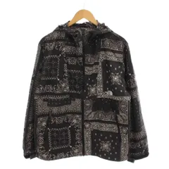 ザノースフェイス THE NORTH FACE NOVELTY COMPACT JACKET ノベルティコンパクトジャケット ペイズリー柄 マウンテンパーカー M 黒 NP71535 /YM