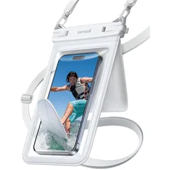 【小物収納ポケット付き】 スマホ 防水 ケース Lamicall : IPX8 海 プール ダブルパック すまほ ぼうすい バッグ カバー ポーチ 水中 撮影 顔認証 通話 スマフォ アイホン 携帯 けいたい 首かけ 海水浴 水泳 潜水 iPhone 17 1