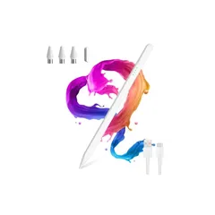 タッチペン 【全機種対応 急速充電】 2026業界新登場 スタイラスペン 超高精度 極細 stylus pencil 互換ペン 誤ON/OFF防止/電量表示/磁気吸着機能対応 軽量 耐摩 耐久 iPad/iPhone/Android/スマホ/タブレット用ペ 1