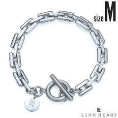 ライオンハート ヴァリアス チェーンブレスレット スリーク サージカルステンレス316L シルバー Mサイズ チェーン ブレスレット 金属アレルギー対応 メンズ ブランド LION HEART