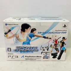 【未使用品】【ソフト未開封】【箱付き】【美品】PS3 スポーツチャンピオン PlayStation Move  バリューパック モーションコントローラ PlayStation3 プレステ3 プレイステーション3 ER4