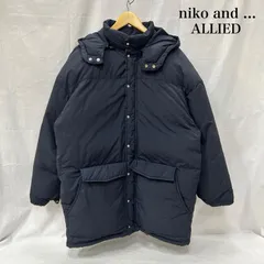 ニコアンド ALLIED ダウンジャケット navy L レディース L ISItems【USED】【古着】【中古】50154494