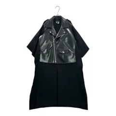 COMME des GARCONS JUNYA WATANABE(コムデギャルソンジュンヤワタナベ) 15SS Eco-Leather Rider's Dress エコレザー ライダース ワンピース JO-O061 S ブラック AD2014