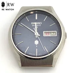 【ジャンク】SEIKO 0923-8010 クォーツ 腕時計 ネイビー