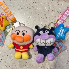 アンパンマン & バイキンマン セット キーホルダー人形