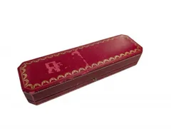 カルティエ ケース ネックレス用 時計用 ブレスレット用 アクセサリーケース レッド 　空箱　ケース　Cartier 
