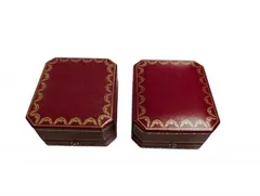 カルティエ ピアス用 カフスケース イヤリング用　カフス用　ケース 箱 ジュエリーケース Cartier  空き箱　空箱　ボックス　BOX　ケース 2個セット　
