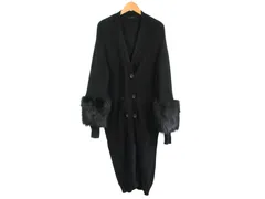 k05250612112　EMODA　フリーサイズ　Black　　アウター　コートロング丈　秋冬