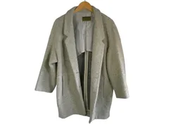 k05250612036　nano universe　38　Gray　Mサイズ程度　アウター　コートロング丈　秋冬