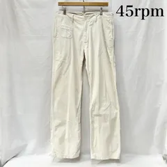 フォーティーファイブアールピーエム 45 DASH コーデュロイ ワークパンツ コットンパンツ ホワイト サイズ34 メンズ 34インチ ISItems【USED】【古着】【中古】50154488のサムネイル
