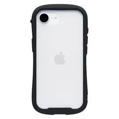 【新品】 iFace Reflection Frost iPhone 17e/16e ケース クリア 強化ガラス(ブラック)【指紋が目立ちにくい 黄変防止 すりガラス 半透明 曇りガラス アイフェイス アイフォン17e 16e iphone17e ipho 0