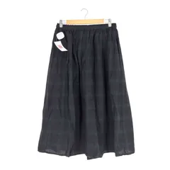 サマンサモスモス samansa Mos2 コットンリネンチェック柄ギャザースカート レディース FREE 