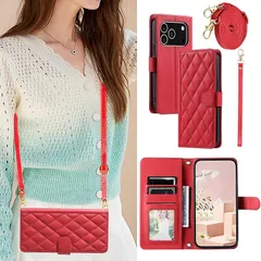 【新品】 Dahimomo For iPhone 17 Pro ケース 手帳型 いphone17pro ケース ショルダー ストラップ カード収納 アイフォン17プロ スマホケース 肩掛け 斜め掛け iphone17プロ カバー スタンド機能 おしゃれ 全 0