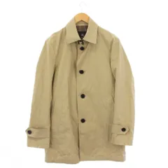 バーバリーブラックレーベル BURBERRY BLACK LABEL ステンカラーコート ミドル丈 M ベージュ D1A56-705-44 /KH