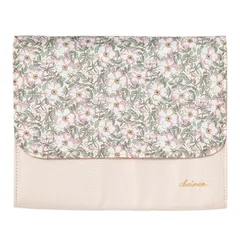 【新品】 [犬印本舗] リバティプリント 母子手帳ケース ベージュ 1