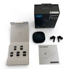 ◯ アンカー Anker カナル型完全ワイヤレスイヤホン Soundcore Liberty 4 Pro ミッドナイトブラック 長時間再生 1100-3416