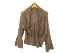 k03250514034　ADAM ET ROPE　38　Brown　　アウター　ニットorセーター　通年