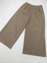 BEAMS HEART ビームスハート ワイド パンツ sizeM/ベージュ ■■レディース