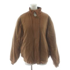 エルエルビーン L.L.BEAN 80s Made in USA 中綿ジャケット ウール アウター M 茶 ブラウン /AN48