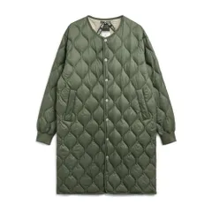 新品 [タイオン] ユニセックス ミリタリーオーバーサイズクルーネックロングダウンジャケット 104LSBPML-1-LO