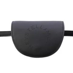 ステラマッカートニー STELLA McCARTNEY Micro Belt Bag マイクロベルトバッグ ウエストバッグ ロゴ レザー ワンカラー 黒 ブラック /BB