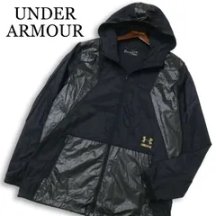 UNDER ARMOUR アンダーアーマー HEATGEAR ロゴ★ ジップ ブルゾン ジャケット パーカー Sz.XL メンズ 大きい トレーニング