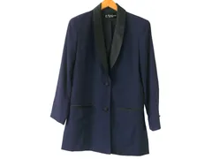 k05250501145　EMico　9　Navy　Sサイズ程度　アウター　テーラードジャケット　秋冬
