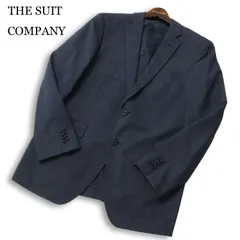 THE SUIT COMPANY スーツカンパニー 春夏 背抜き★ ストレッチ テーラード ジャケット Sz.180cm-4Drop メンズ 大きいサイズ