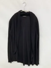 COMME CA ISM コムサイズム カーディガン/ボレロ M ブラック 無地 ミドル丈 長袖