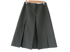 k05250501058　NEW YORKER　7　Gray　XSサイズ程度　スカート　ミディアム丈　秋冬