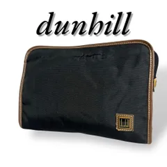 美品　dunhill　312　クラッチバッグ　マルチポーチ　ブラック　キャンバス