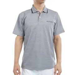 新品 TOMMY HILFIGER GOLF(トミーヒルフィガー ゴルフ) カラー杢鹿の子 半袖ポロシャツ THMA533