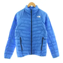 ザノースフェイス THE NORTH FACE Thunder Jacket サンダージャケット ダウンジャケット ジップアップ ロゴプリント M 青 ブルー NY82212 /KU